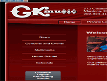 Tablet Screenshot of gkmusic.ieasysite.com